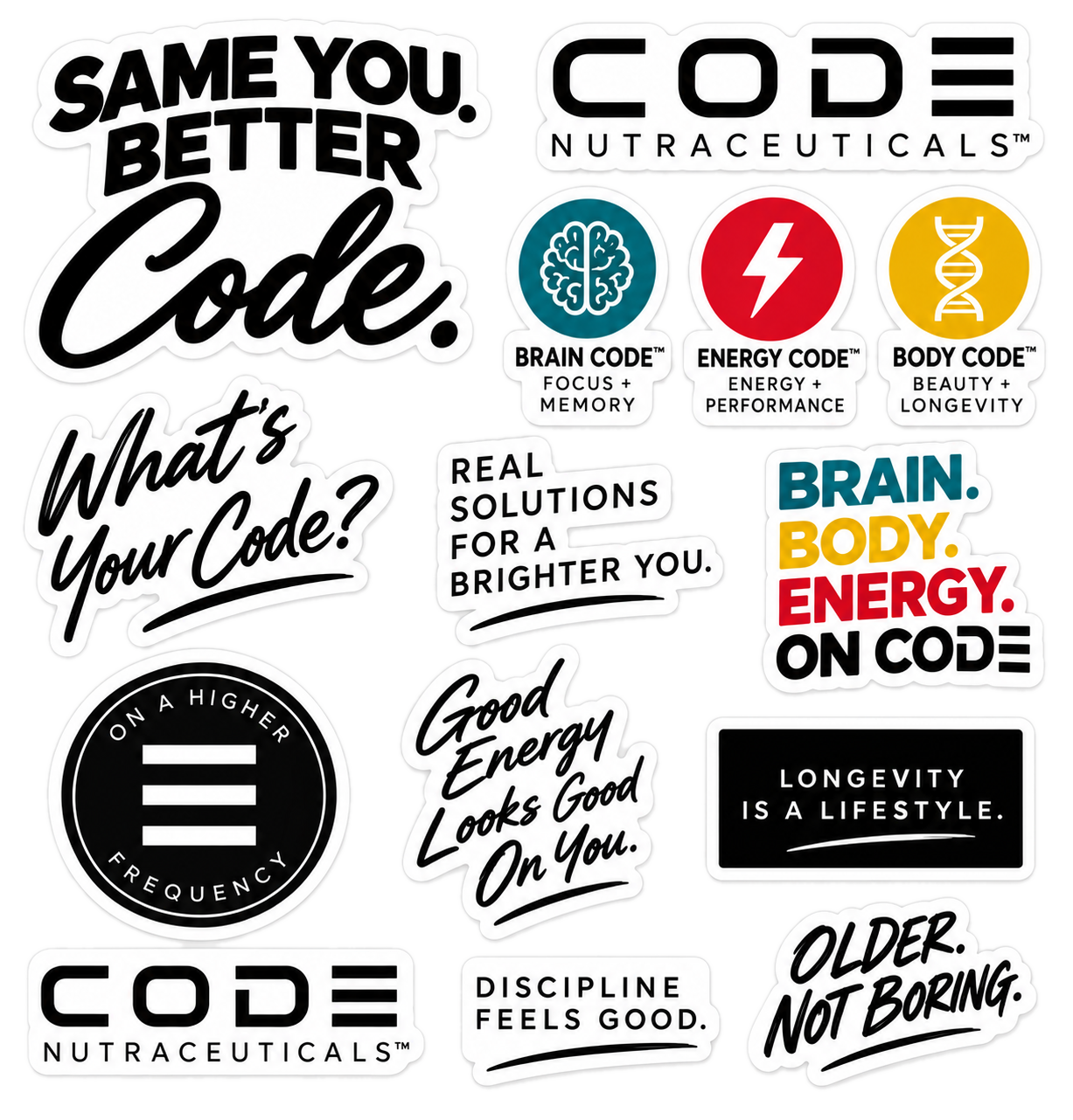 CODE STICKER SHEET